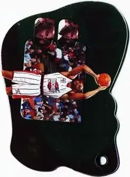 1997-98 E-X2001 - Gravity Denied #2 GD - Charles Barkley - Houston Rockets - Front