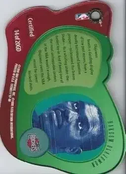 Back of Hakeem Olajuwon