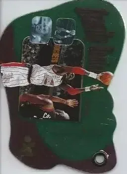 1997-98 E-X2001 #14 GD Gravity Denied Hakeem Olajuwon