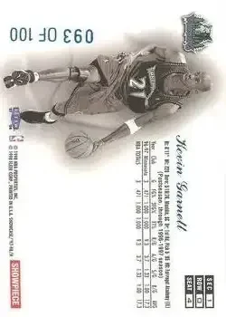 Back of Kevin Garnett