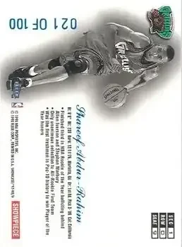Back of Shareef Abdur-Rahim