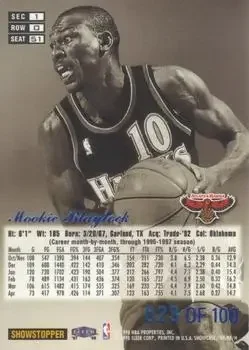 Back of Mookie Blaylock