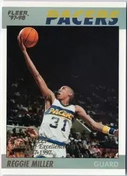 1997-98 Fleer #7 1997-98 Fleer Reggie Miller