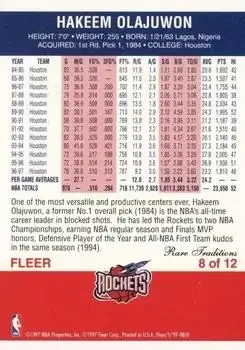 Back of Hakeem Olajuwon