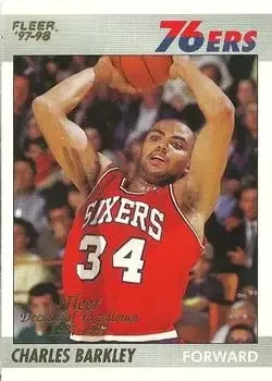 1997-98 Fleer #1 1997-98 Fleer Charles Barkley