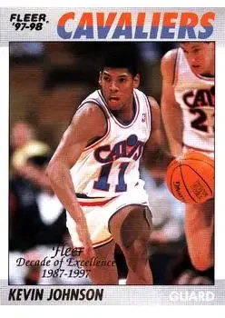 1997-98 Fleer #4 1997-98 Fleer Kevin Johnson