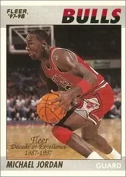 1997-98 Fleer #5 1997-98 Fleer Michael Jordan