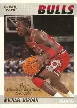 1997-98 Fleer #5 1997-98 Fleer Michael Jordan