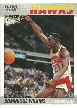 1997-98 Fleer #12 1997-98 Fleer Dominique Wilkins