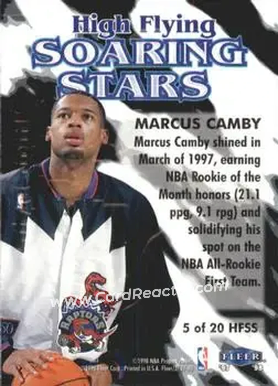 Back of Marcus Camby