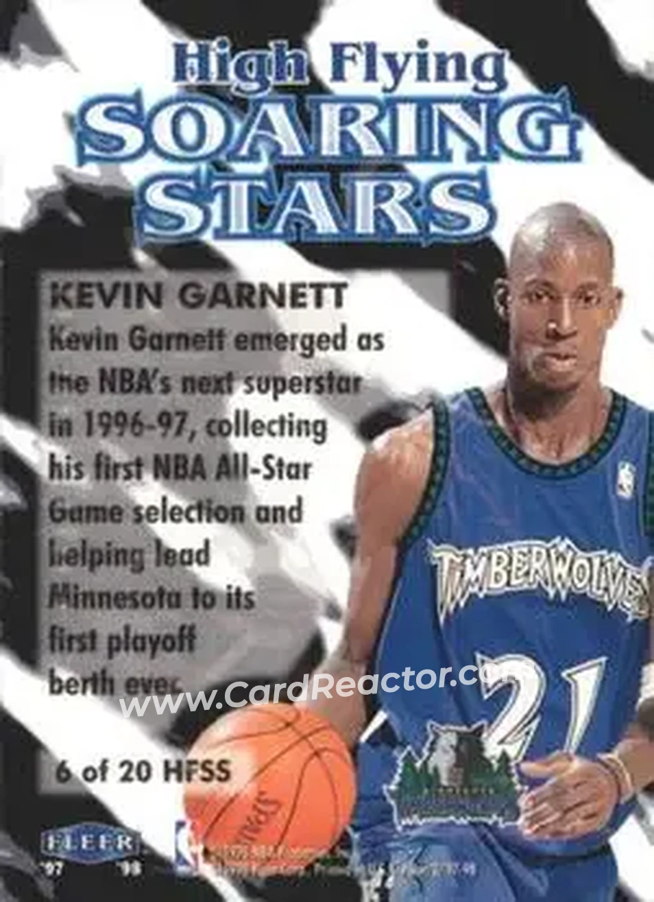 Back of Kevin Garnett