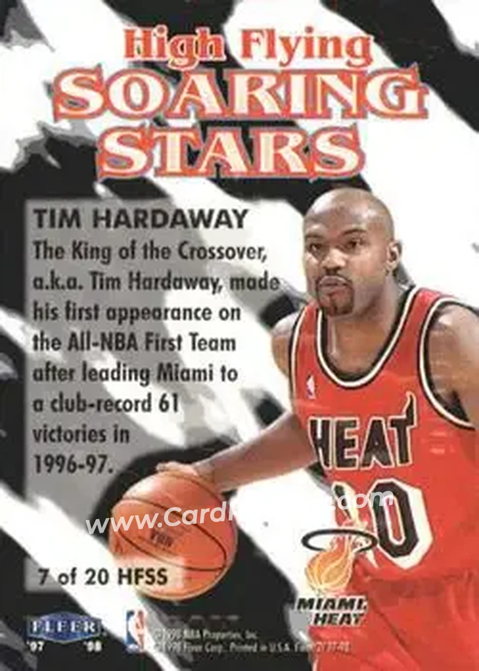 Back of Tim Hardaway