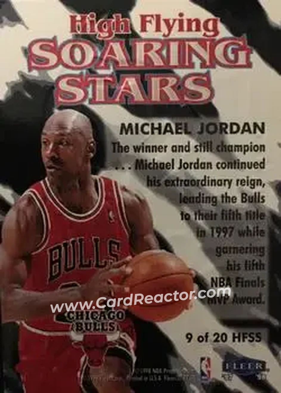 Back of Michael Jordan