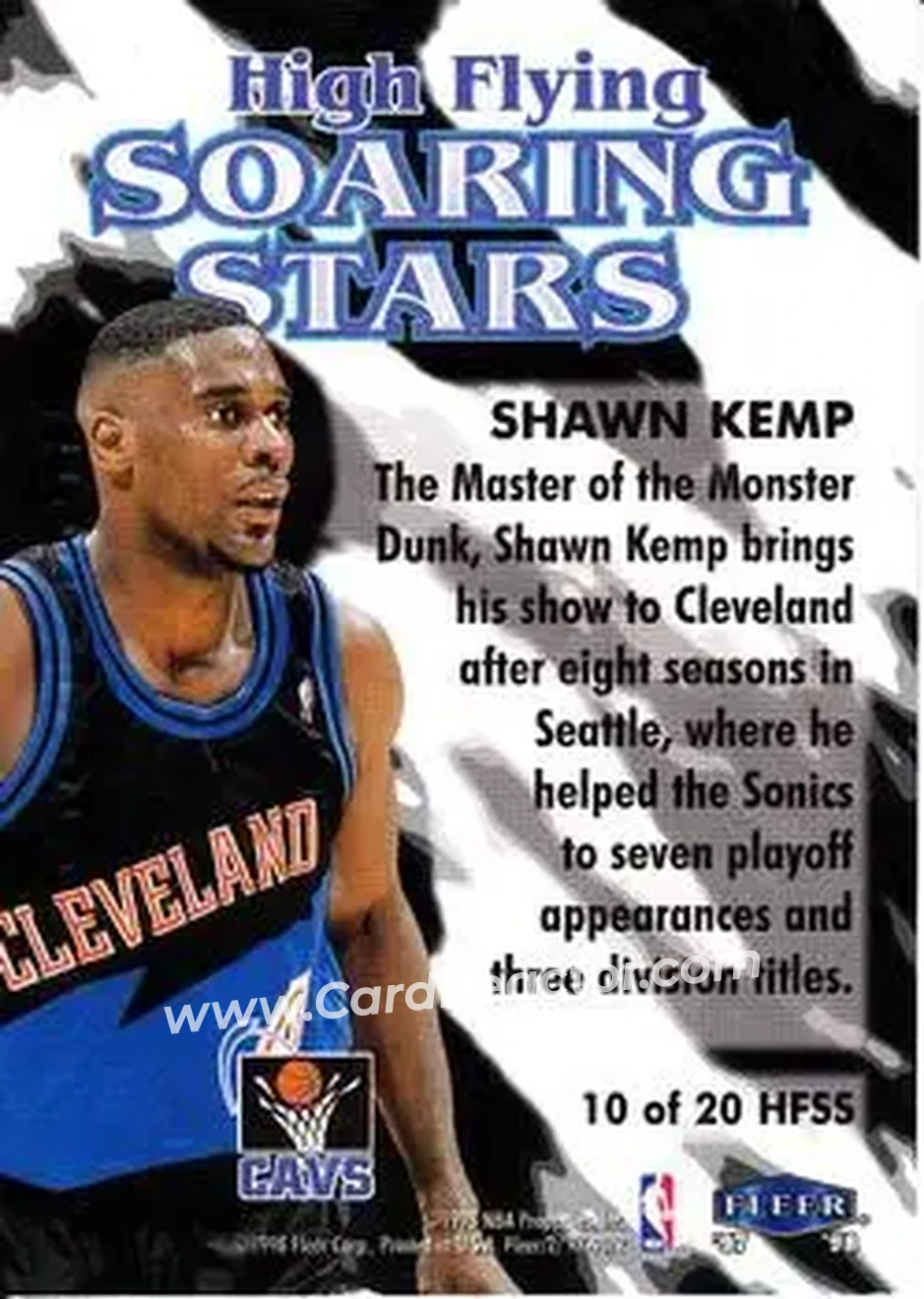 Back of Shawn Kemp