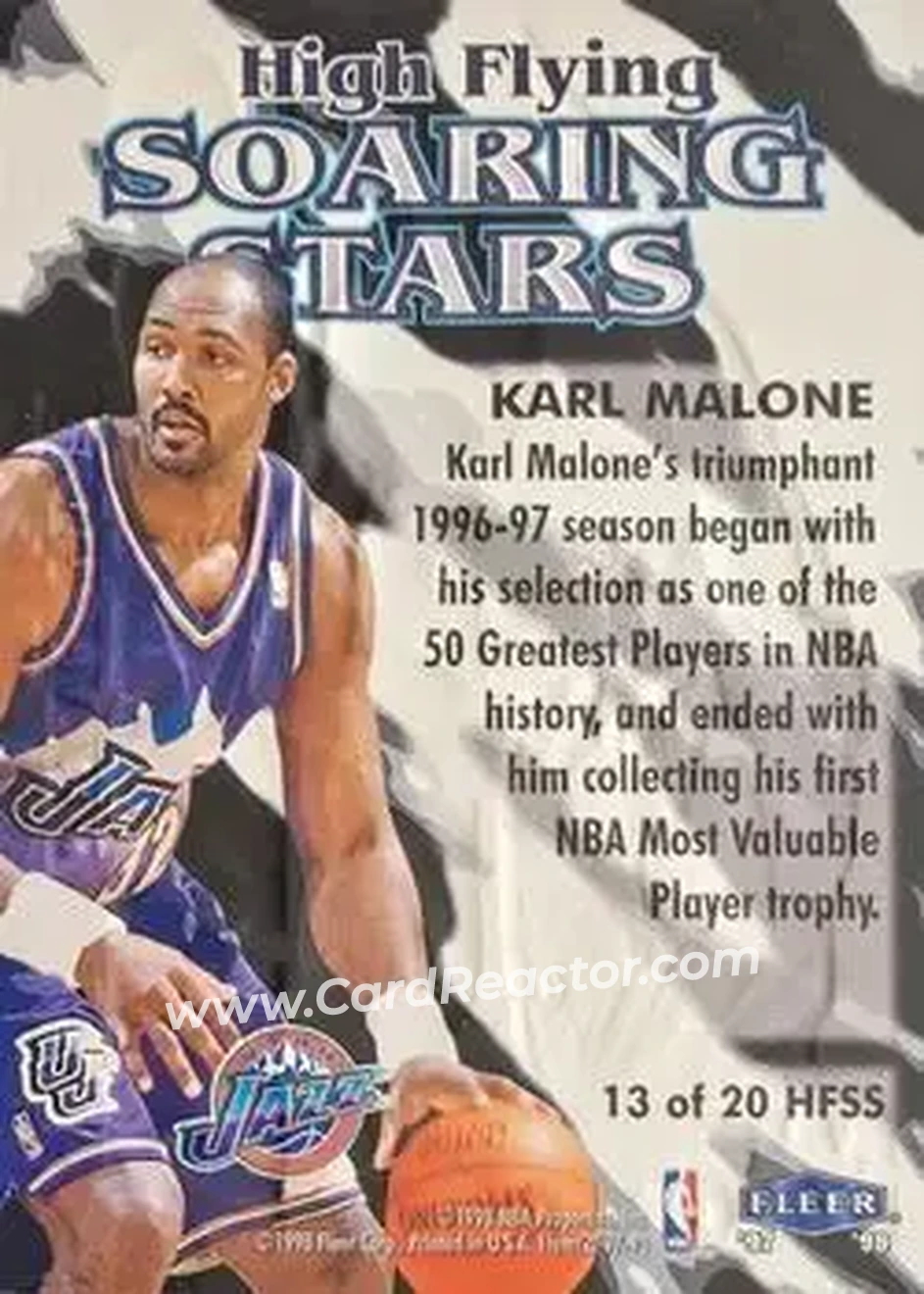 Back of Karl Malone