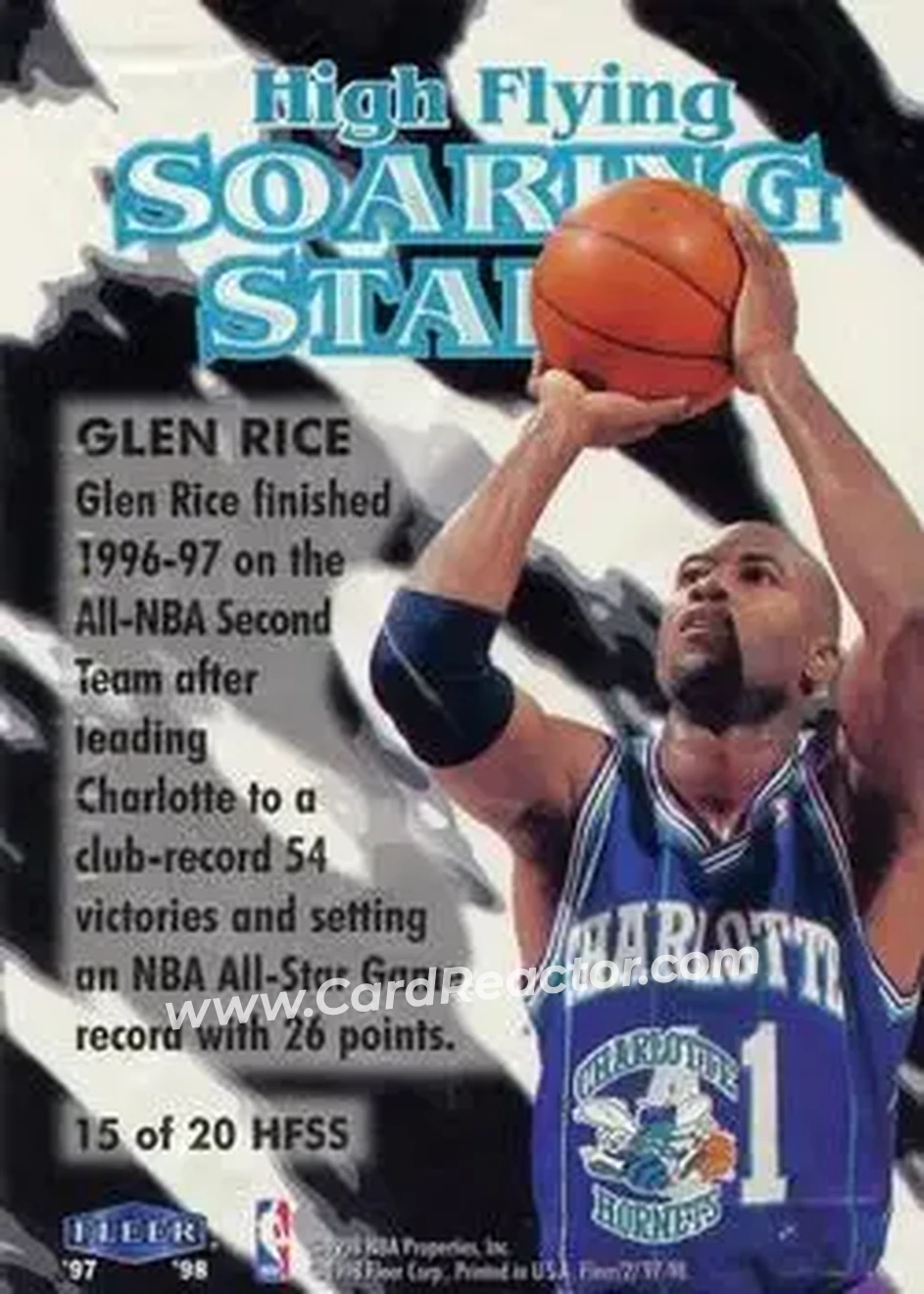 Back of Glen Rice