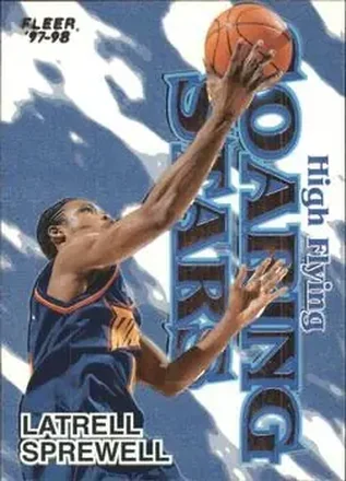 1997-98 Fleer #17 HFSS 1997-98 Fleer Latrell Sprewell