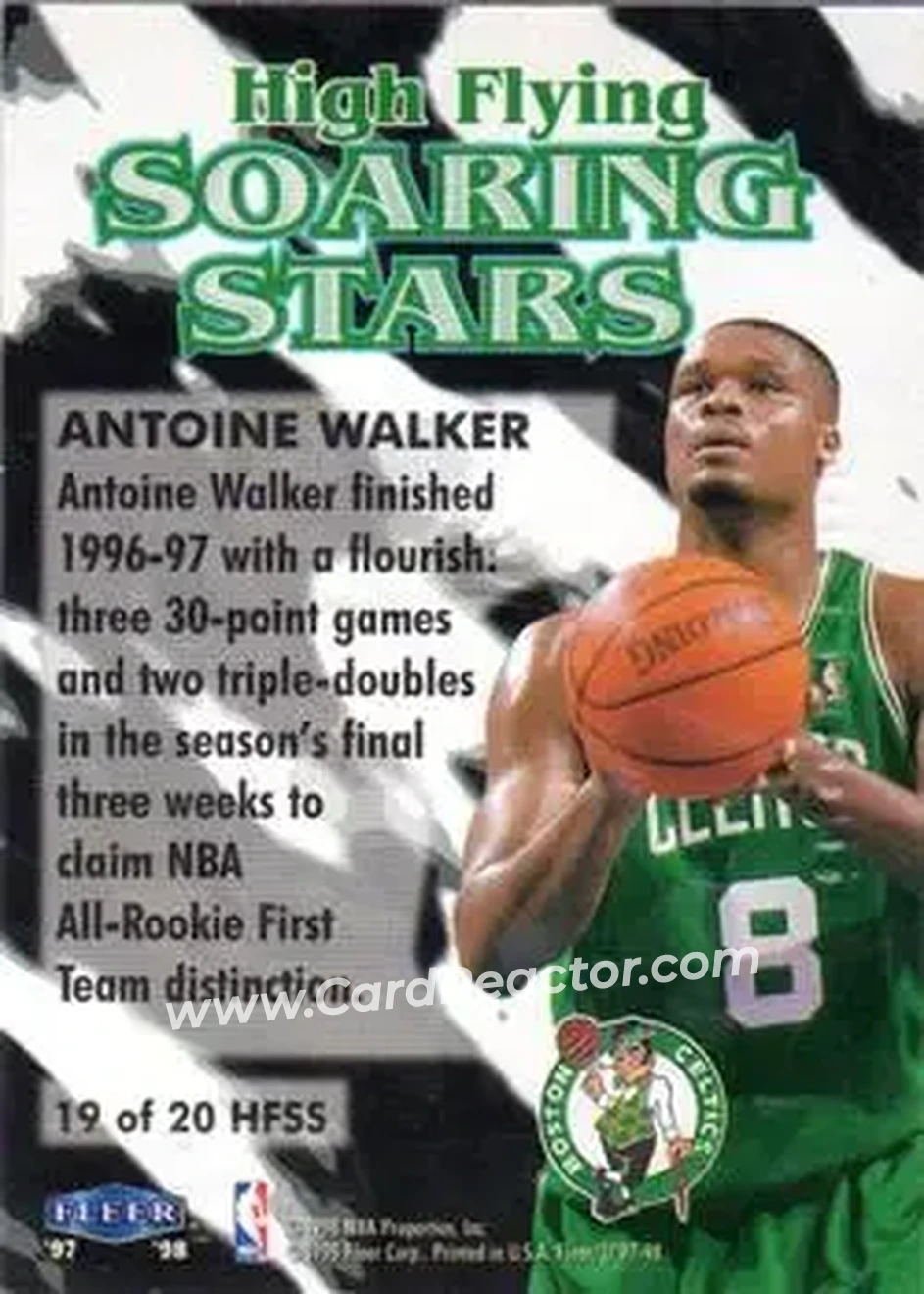 Back of Antoine Walker