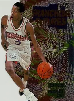 1997-98 Fleer - Franchise Futures #7 - Allen Iverson - Philadelphia 76ers - Front