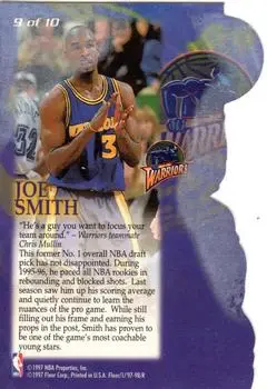 1997-98 Fleer - Franchise Futures #9 - Joe Smith - Golden State Warriors - Back