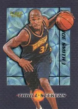 1997-98 Fleer - Thrill Seekers #10TS - Joe Smith - Golden State Warriors - Front