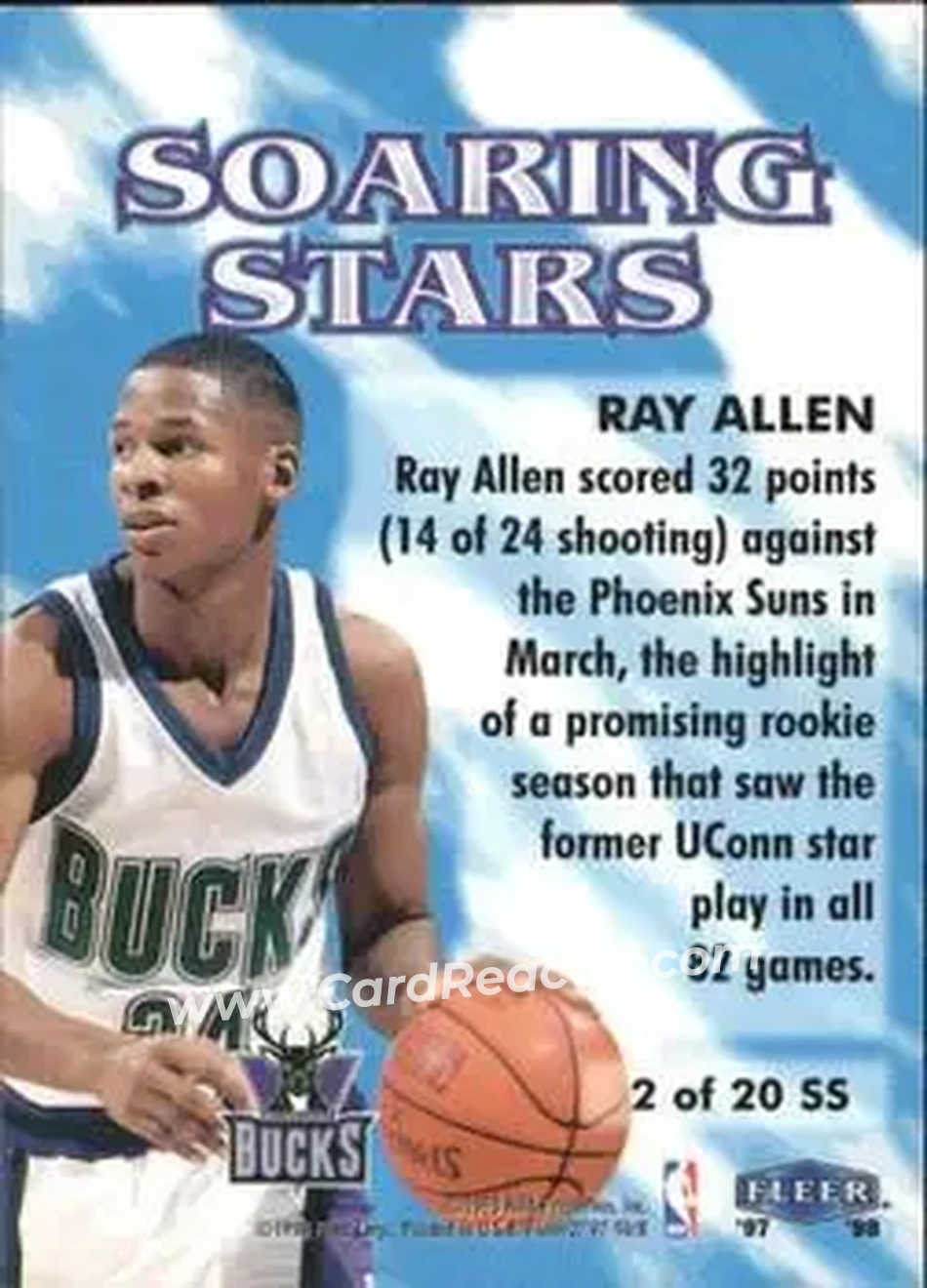 Back of Ray Allen