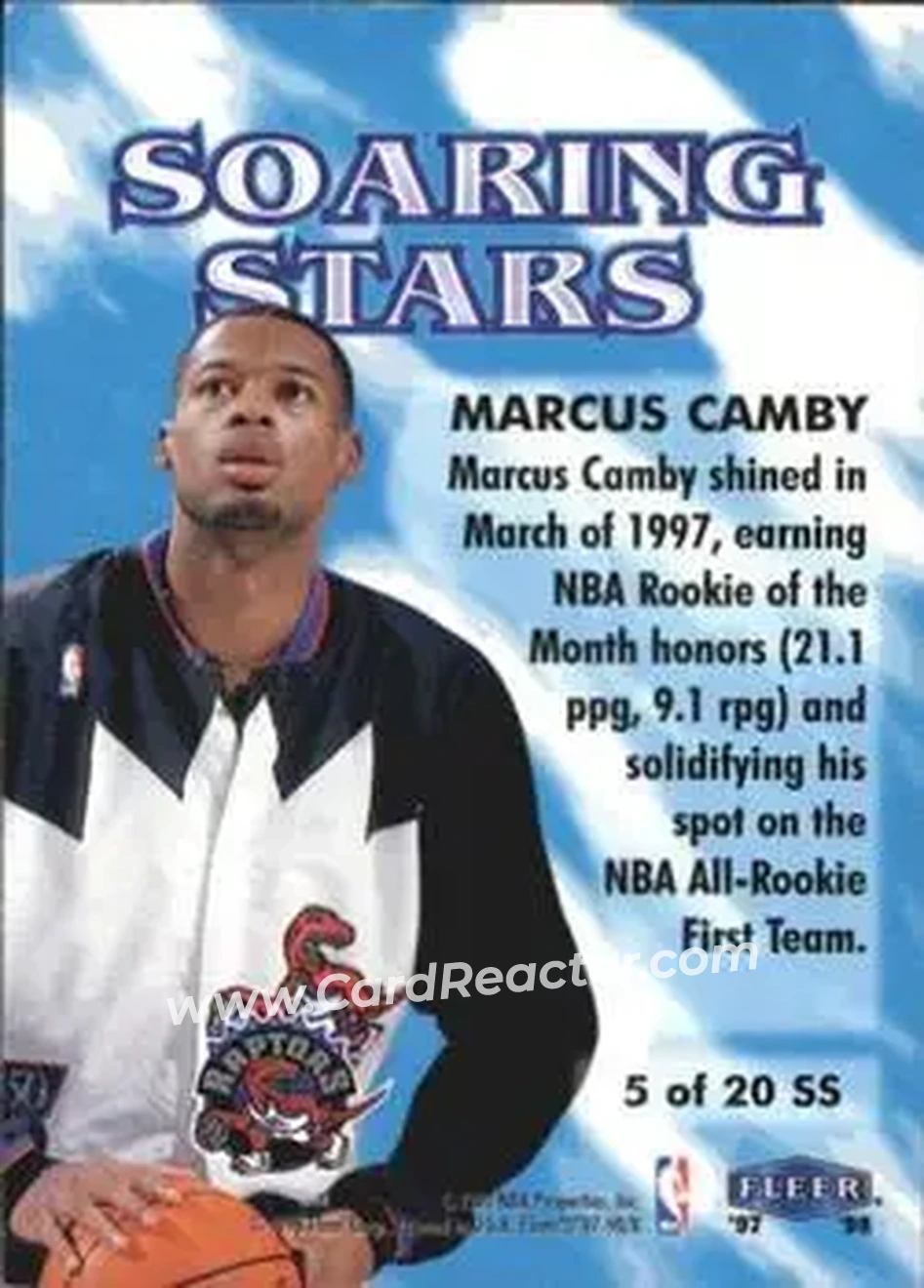 Back of Marcus Camby