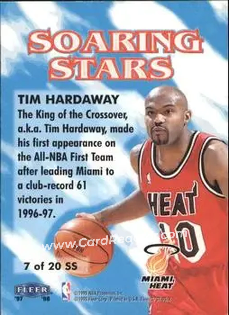 Back of Tim Hardaway