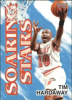 1997-98 Fleer - Soaring Stars #7SS - Tim Hardaway - Miami Heat - Front
