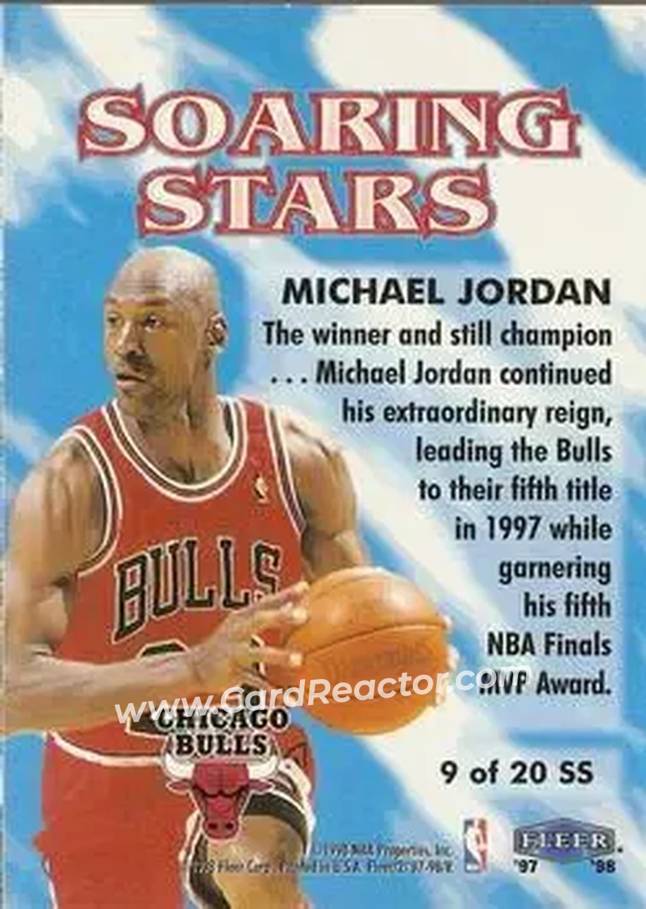 Back of Michael Jordan