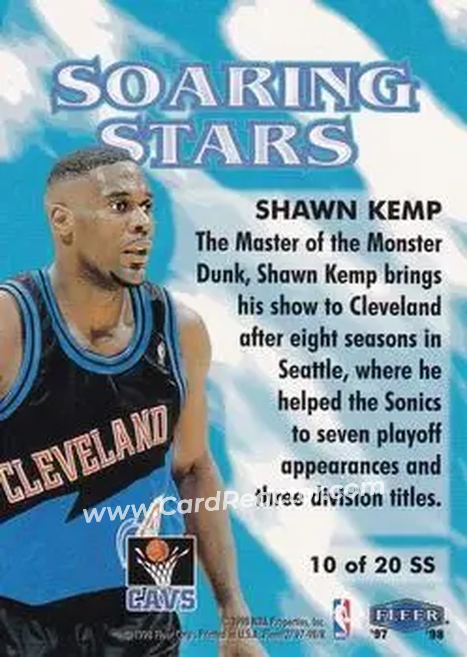 Back of Shawn Kemp