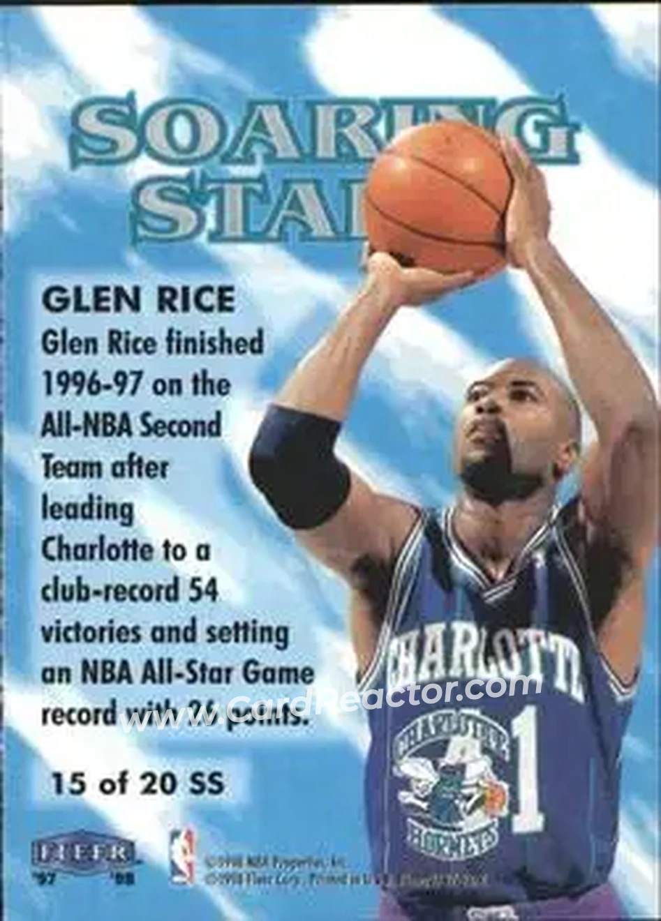 Back of Glen Rice