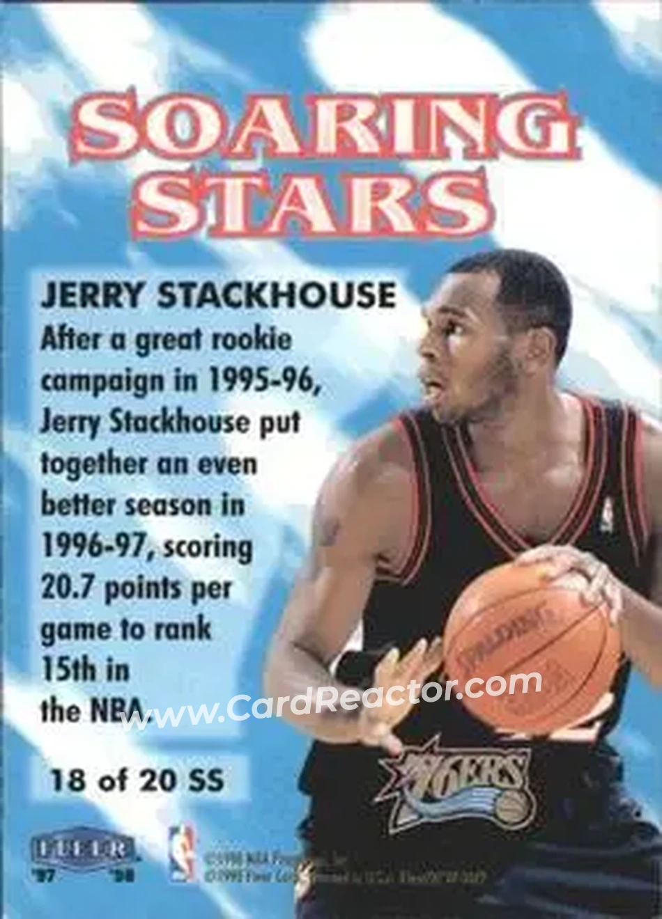 Back of Jerry Stackhouse