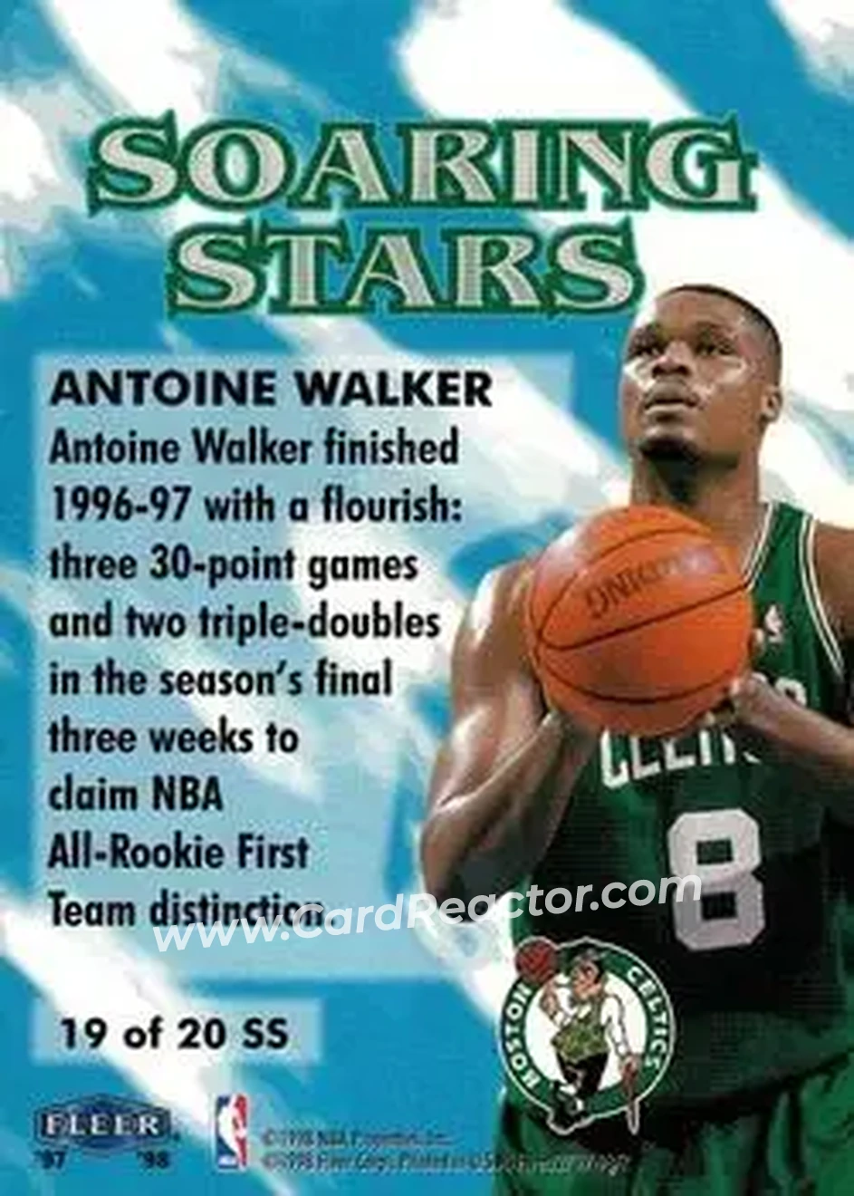Back of Antoine Walker
