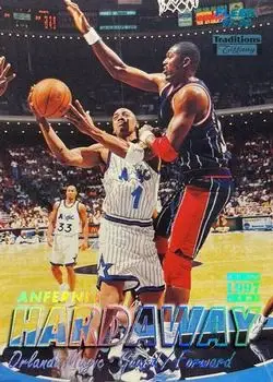 1997-98 Fleer - Traditions Tiffany #1 - Anfernee Hardaway - Orlando Magic - Front