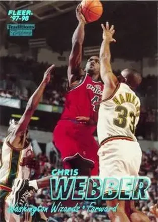 1997-98 Fleer #4 1997-98 Fleer Chris Webber