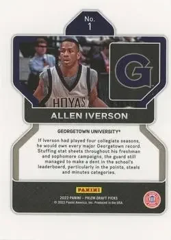 Back of Allen Iverson