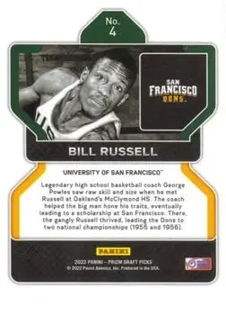 Back of Bill Russell