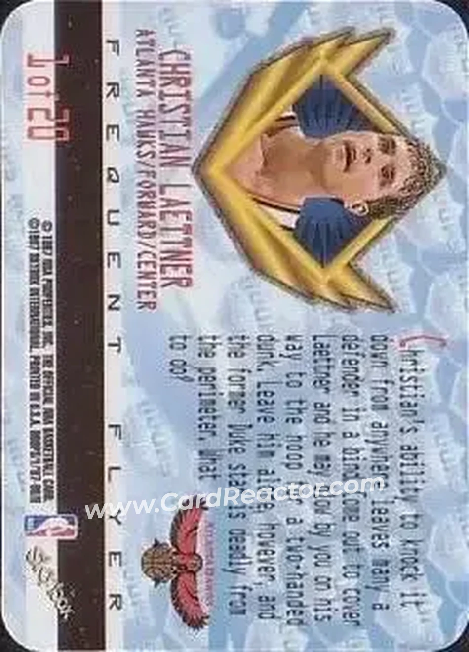 Back of Christian Laettner