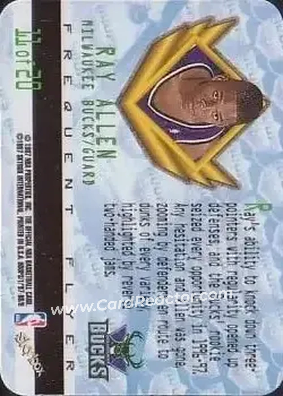 Back of Ray Allen