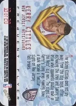 1997-98 Hoops - Frequent Flyer Club First Class Upgrade #13 - Kerry Kittles - New Jersey Nets - Back