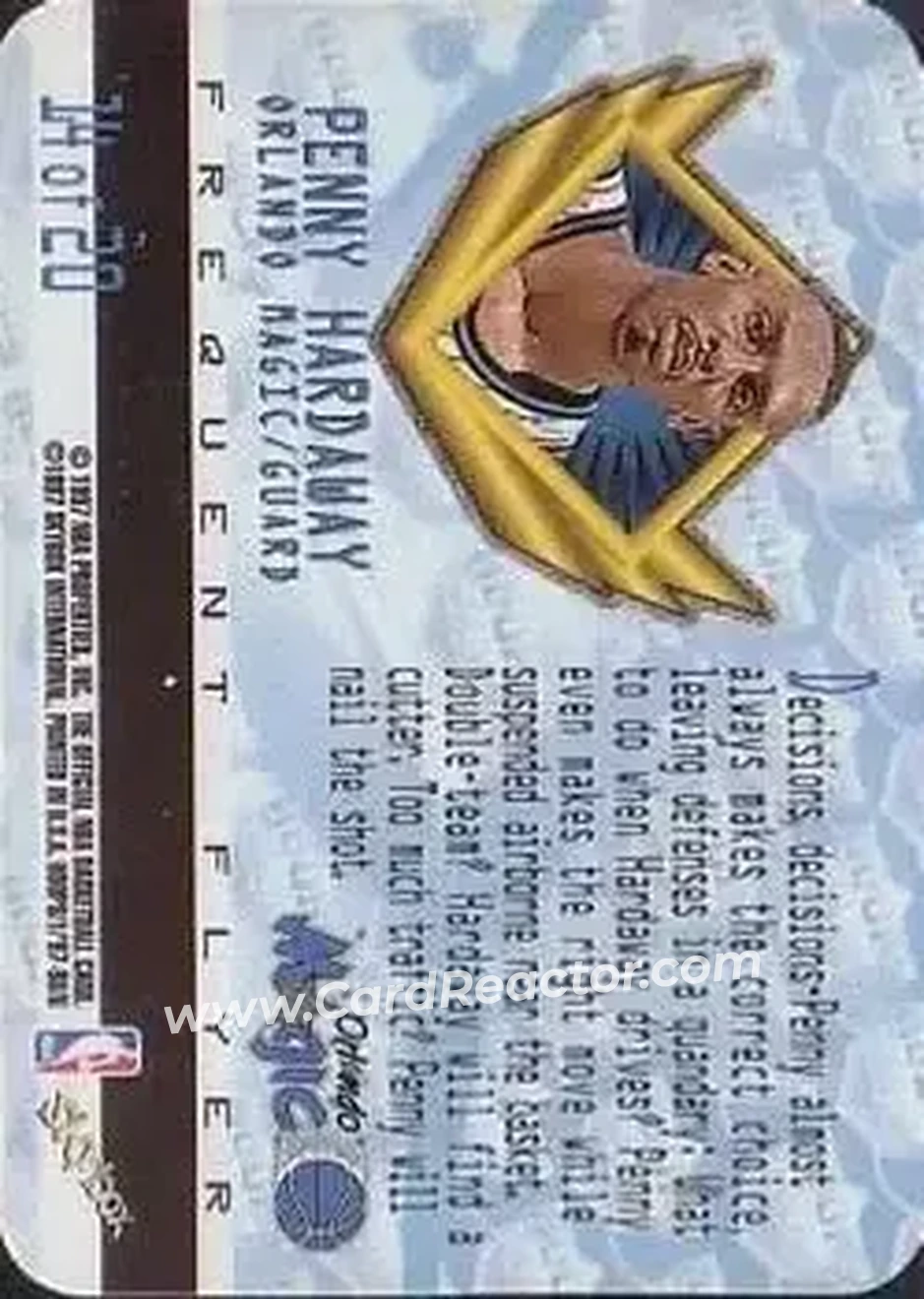 Back of Anfernee Hardaway