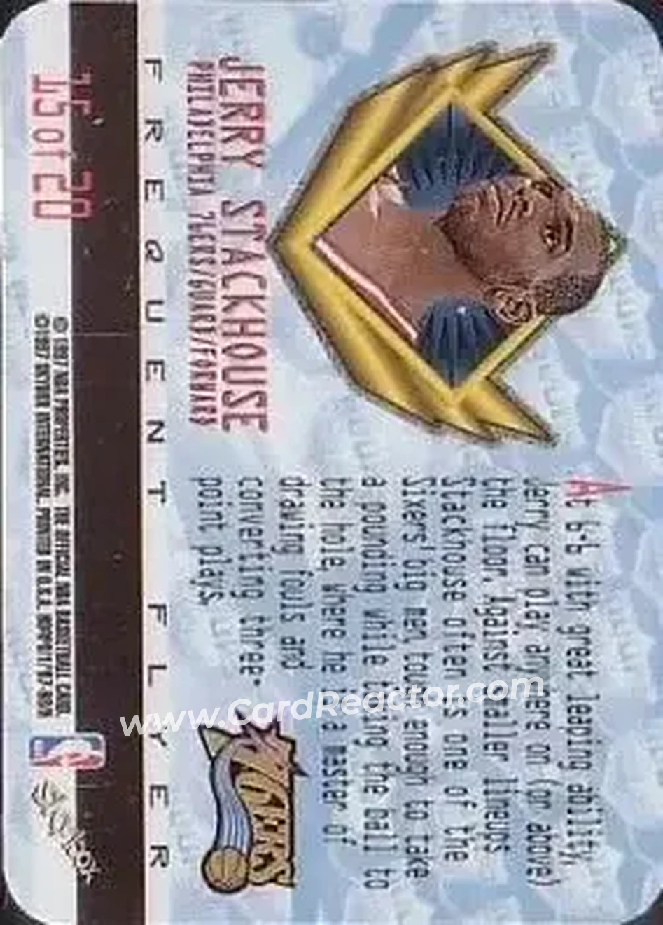 Back of Jerry Stackhouse