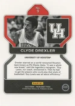 Back of Clyde Drexler