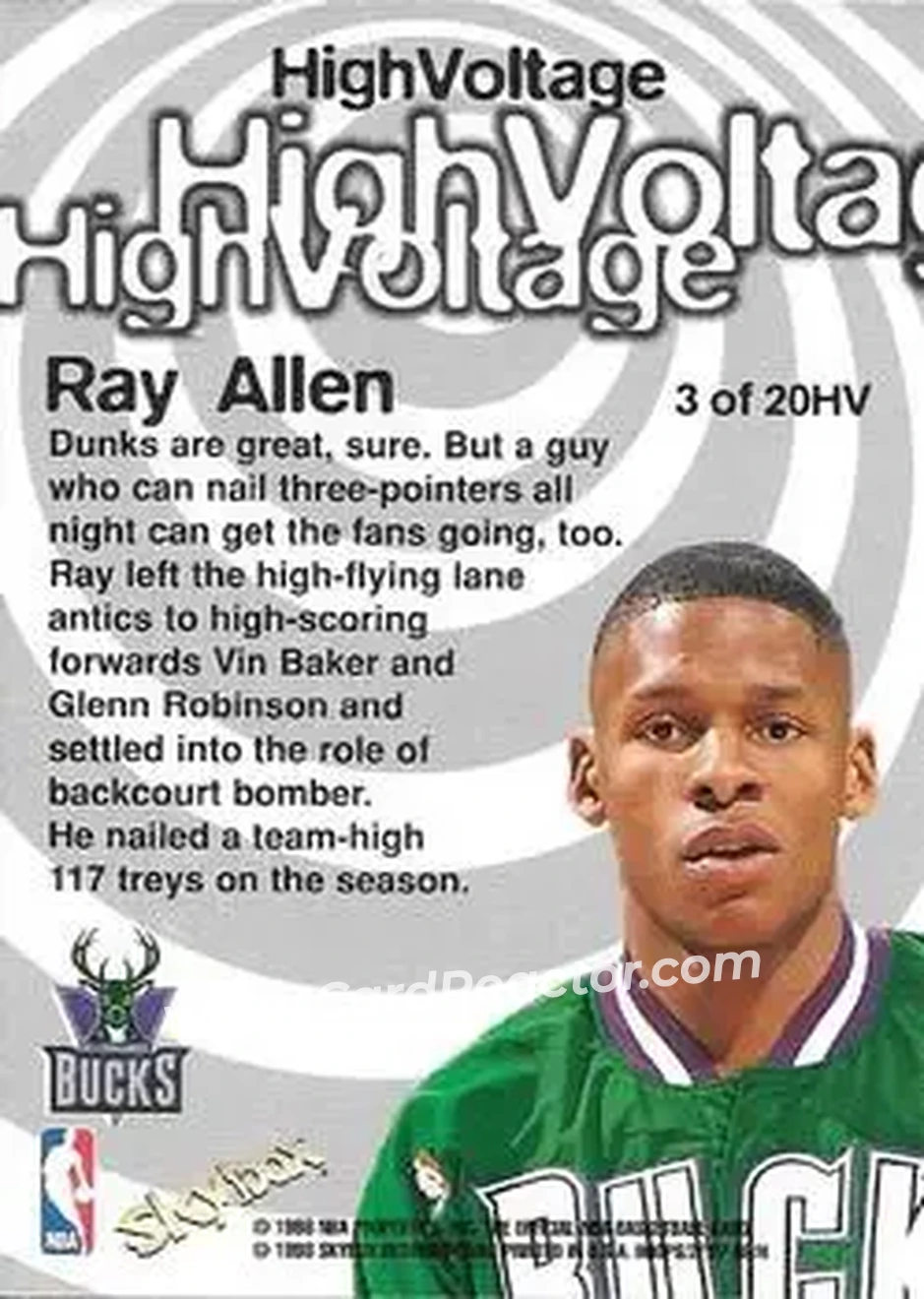 Back of Ray Allen
