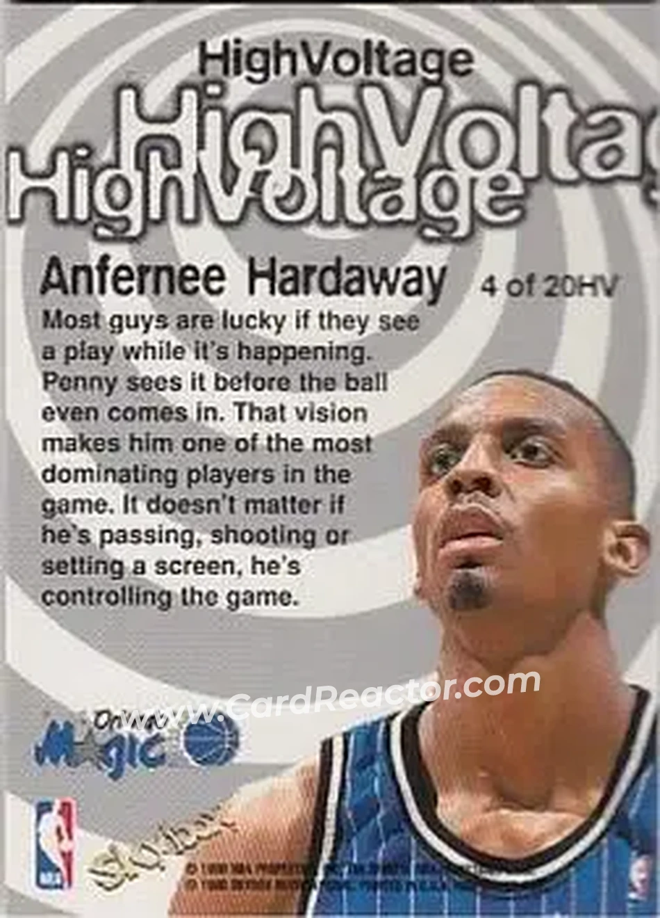Back of Anfernee Hardaway