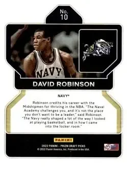 Back of David Robinson