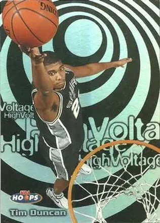 1997-98 Hoops #15 HV 1997-98 Hoops Tim Duncan
