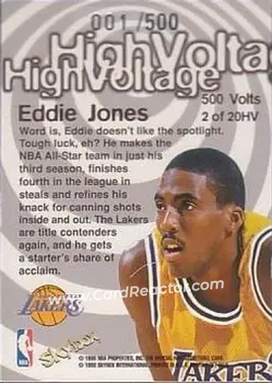 Back of Eddie Jones