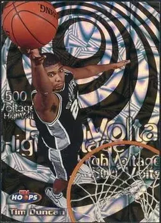 1997-98 Hoops #15 HV 1997-98 Hoops Tim Duncan